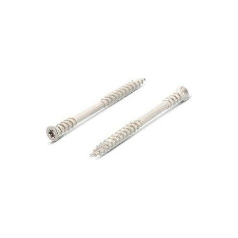 Vis à bois Tête Fraisée réduite torx, double filet inox - Longueur: 50 - Qualite Inox: A2 - Diamètre: 5,3