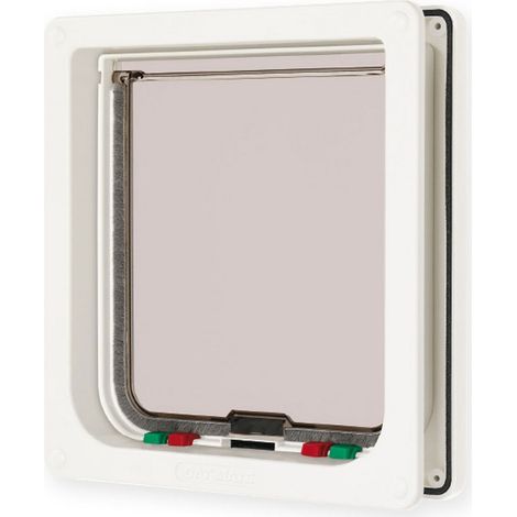 Con porta Pet Mate 18,5 x 18 cm Bianco Gattaiola