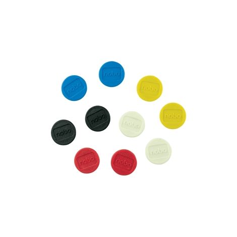 Magnete nobo 1915290 13 mm 10 Stück bunt