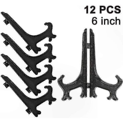 Set mit 12 verstellbaren Präsentationsständern für Teller, Schüsseln, Bücher und Sammlerstücke (1/5)