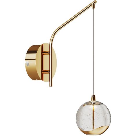 LED Wall Light 'Hayley' made of Glass for Living Room & Dining Room (1/5)