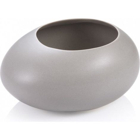 Vaso Fiori Stones Grigio 15X19 H 9,5 Fancy Tescoma (1/3)