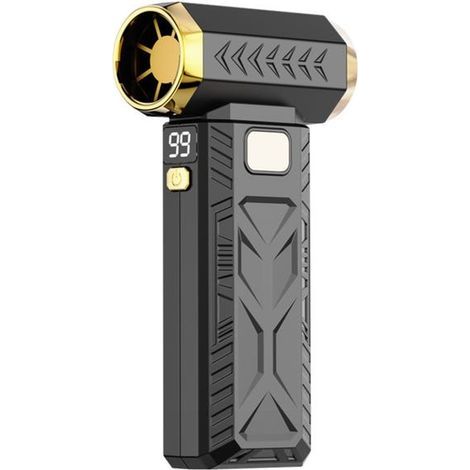 Portable electric air blower, powerful 250,000 RPM brushless turbo fan, 53 m/s airflow, Type-C charging (1/5)