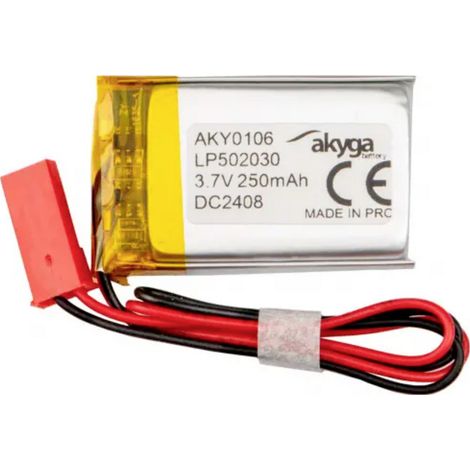 Akyga LP502030 Akkupack x Spezial-Akku LiPo 3.7 V 250 mAh