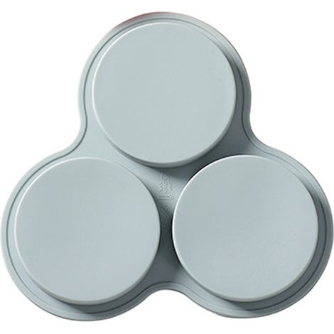 3 moules à gâteau ronds en silicone, diamètre 9,8 cm, hauteur 2 cm, pour gâteaux arc-en-ciel, cheesecakes et moules résine (1/5)