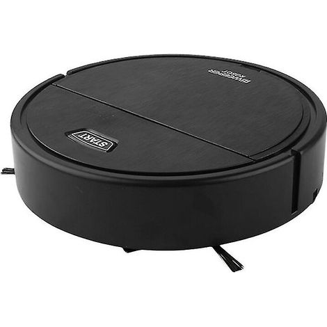 Robot aspirador 3 en 1 para pelo de mascotas, suelos duros y alfombras - Negro, de DEBUNS