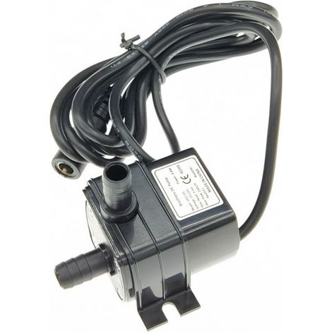 Unter Electric 2415-1 Solarwasserpumpe DC12V Förderhöhe 3 m Hydroponische Gemüse-DC-bürstenlose Mikro-Wasserpumpe (2415-1 DC-Buchse)