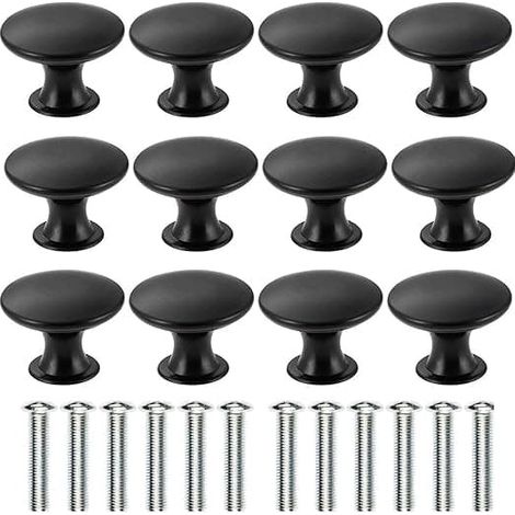 Poignées / Boutons - 12 boutons pour commodes et armoires (1/5)