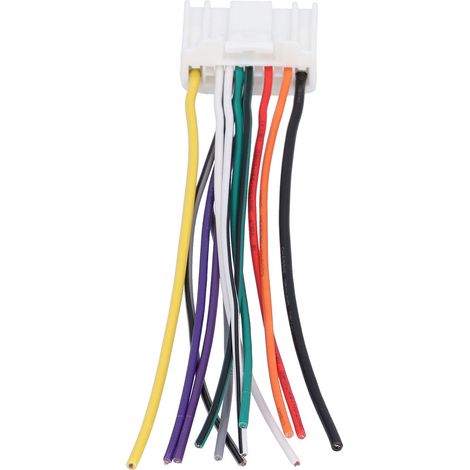 12-poliger ISO-Stecker für Nissan Tiida Autoradio, Dual-Stereo-Adapterkabelbaum, Ersatzteil, Fahrzeugverkabelung, Audiokabelsatz. (1/5)