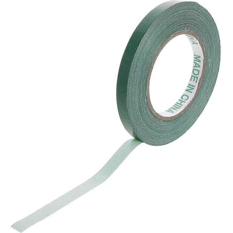 Ruban adhésif vert imperméable pour fleuristes, idéal pour les compositions florales. Adhésif puissant pour fixer la mousse florale. 1 rouleau. (1/4)