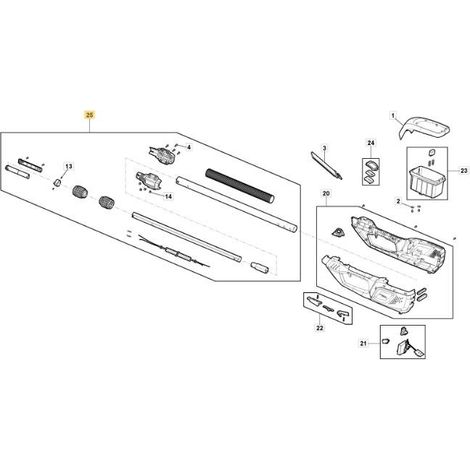 TUBO ESTENSIBILE SMT 500 AE ORIGINALE STIGA - 118810888/0