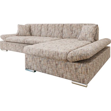 Canapé d'angle Comfivo 250, Tracy 211.01, Fonction de couchage, Boîte de literie, 278x161x76cm, 0 (1/5)
