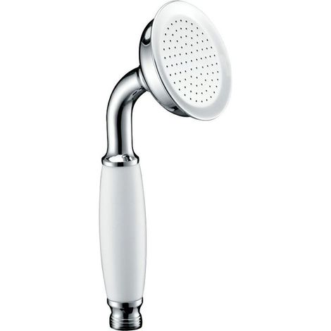 Pommeau de douche en laiton chromé poli de style victorien traditionnel