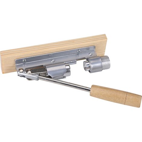 Mechanischer Walnussknacker, Nussöffner, Küchenhelfer, Tischgerät, Holzsockel, Griff (1/5)