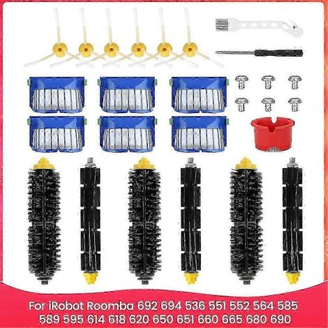 Ricambi compatibili per gli aspirapolvere robot iRobot Roomba 692, 694, 536, 551 e 552. (1/5)