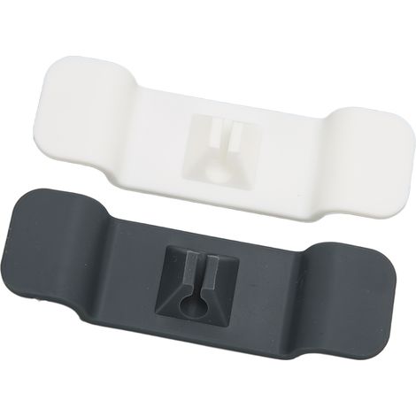 Lot fil noir et blanc pour cuisine, organiseur de câbles, enrouleur de fil, rangement de cuisine, 2 pièces (1/5)