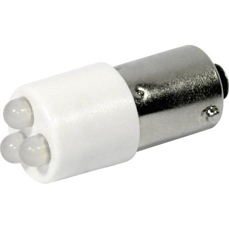 CML Innovative Technologies 1862035W3 Luce di segnalazione a LED Bianco freddo BA9s 24 V/DC, 24 V/AC 2400 mcd