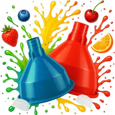 Embudo con colador para garrafones, ahumados, vino, licores, alcohol y zumos. (1/5)