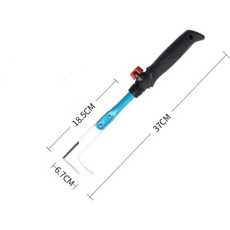 Désherbeur : Désherbeur pour enlever la mousse et les mauvaises herbes des joints, lame tranchante double face en acier inoxydable trempé (1/5)