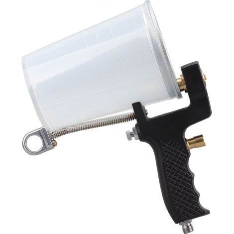 Eosnow Gelcoat-Spritzpistole aus legiertem Stahl, tragbare Kunstharz-Luftspritzbecherpistole mit FN5 5/32-Zoll-Düse, Becher mit groem Fassungsvermgen