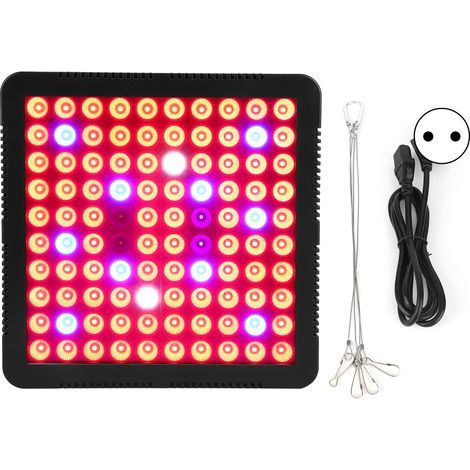 TOPINCN Grow Light Led Black Lamp Beads Plant Grow Lighting 300W Planter Grow Lamp Growing Lamp Plantation Planté pour Grow Light (Prise UE) (1/5)