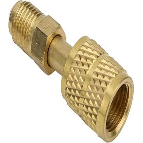 Raccord adaptateur en cuivre pour climatisation et réfrigération, connecteur externe 1/4 SAE, connecteur interne 5/16 SAE ER410A (1/3)