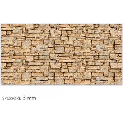 PIETRA DI SIVIGLIA - Crédence de cuisine en PVC souple - Dimension 120x60 cm épaisseur 3mm (1/4)
