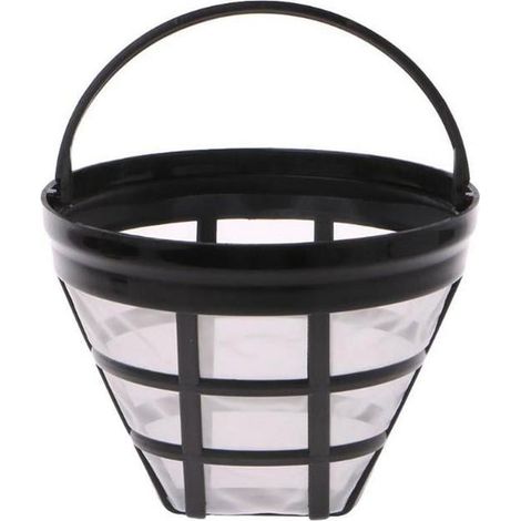 Filtre À Café Panier - En Nylon Tissé Et Plastique Rigide - Pour Machines À Café À Panier - 117 X 54 X 25 Mm - Noir - 1 Pièce (1/5)