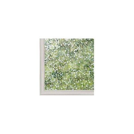 (45 x 200 cm) Elektrostatische Fensterfolie, Sichtschutz, Fensterfolie mit Kreismuster für Zuhause, Schlafzimmer, Büro, Badezimmer - Crezuo (1/4)