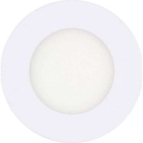 Spot Encastrable Dalle LED Ronde Extra-Plate Coupe Downlight Panel Blanc Chaud(2,5 pouces) (1/4)