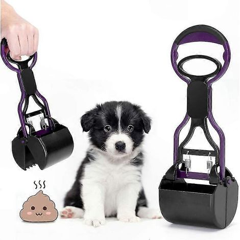 Épuisette à déjections canines - Ramasse-crottes de taille moyenne pour usage extérieur (1/4)