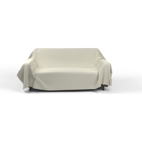 Italian Bed Linen Telo copritutto MAX COLOR tinta unita, Panna, 270x300cm (1/4)
