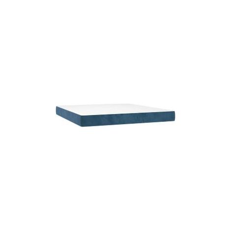 Matelas de lit à ressorts ensachés Bleu foncé 180x200x20 (1/5)