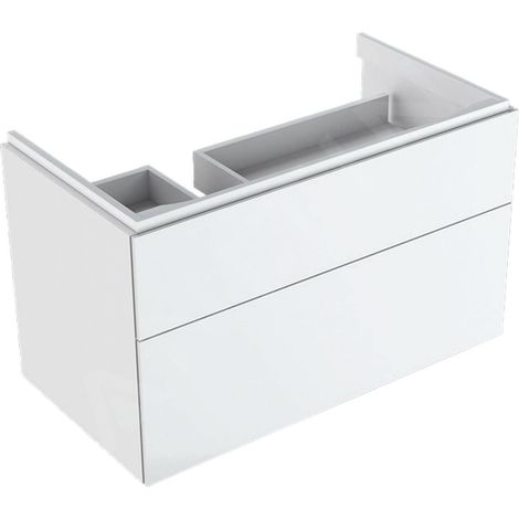Geberit Xeno 2, armoire sous lavabo avec découpe pour siphon à (1/3)