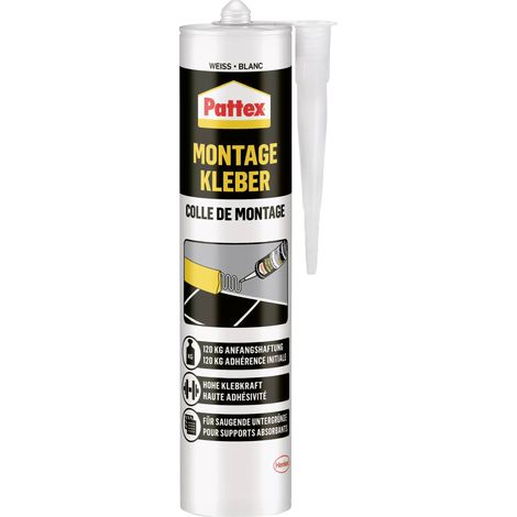 Pattex Colle de montage Couleur blanc PCA40 400 g (1/2)