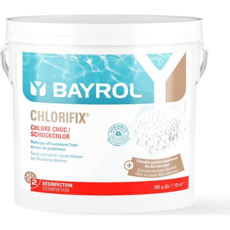 Schnell lösliche chlor-mikrokügelchen 5 kg - Bayrol - chlorifix 5kg (1/5)