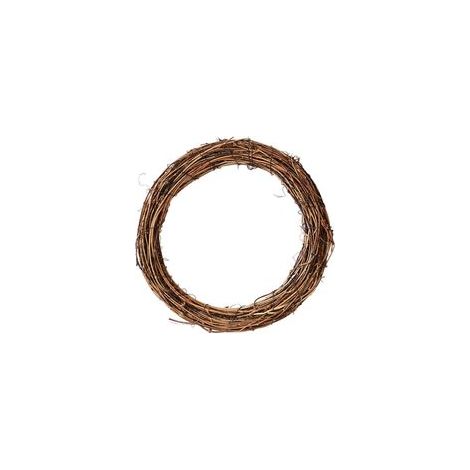 2 Stück 40 cm große Naturrebenkränze zum Selberbasteln, Girlanden für Wanddekoration, Frühling, Ostern, Türschmuck, Partys, Hochzeiten