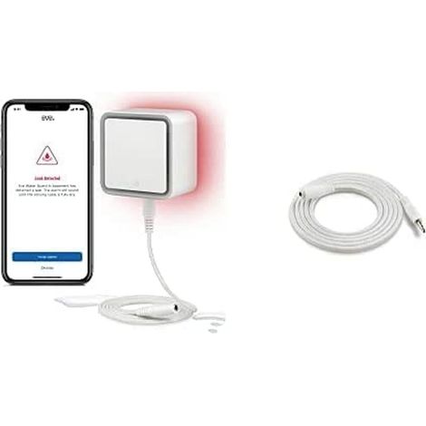 Eve Water Guard detector de fugas de agua blanco