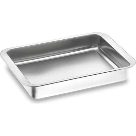 LACOR Metallblech Rustidera für Edelstahlofen 40 x 31 x 6 cm