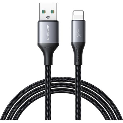 Joyroom S-A28 Flash Series 3A USB-A - Cavo Lightning da 2 m - nero (1/5)