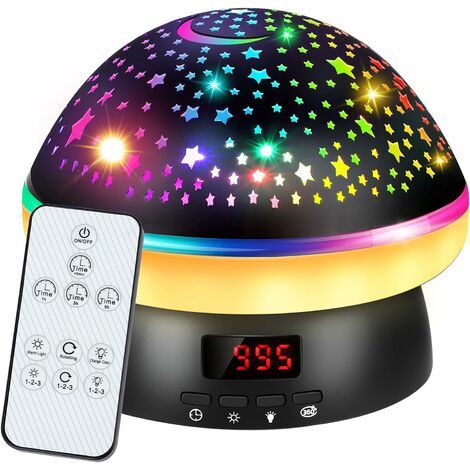 Projecteur de ciel étoilé à LED avec USB, rotation à 360°, 8 modes. (1/5)