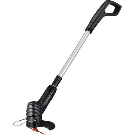 Coupe-bordures de jardin sans fil et rechargeable – Léger, avec manche télescopique réglable – Pour herbe, mauvaises herbes et pelouse (1/5)