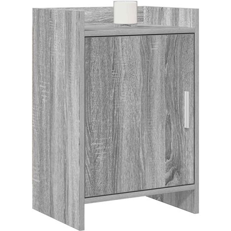 Maison Exclusive - Comodini Sonoma grigio 40 x 30 x 60 cm Legno ingegnerizzato (1/5)