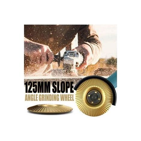Set mit 3 Schleifscheiben (125 mm) für Winkelschleifer – Ideal zum Formen und Polieren von Holz – Modellbauzubehör (1/5)