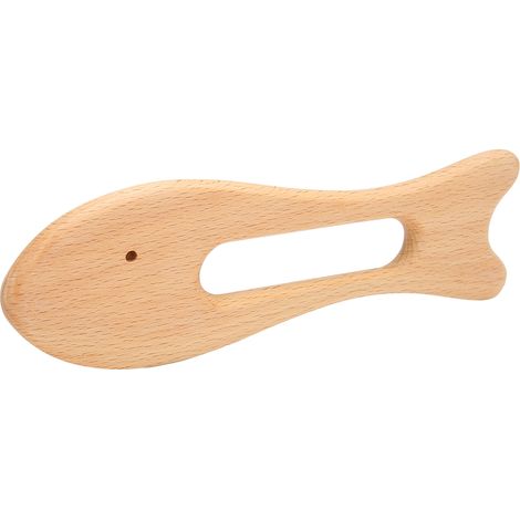 Planche en bois pour raclage corporel, outil de massage Gua Sha anti-douleur émotionnel : visage, cou, dos, poitrine, jambes, pieds (1/5)