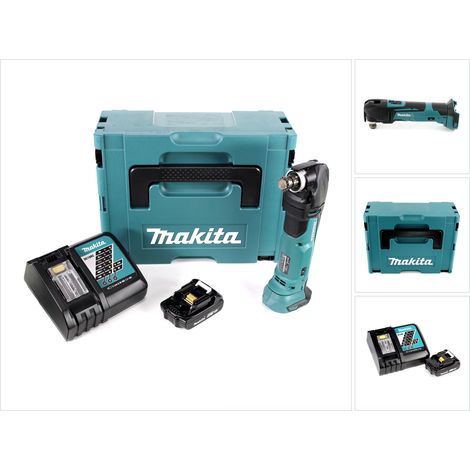 Makita DTM 51 RA1J Multiherramienta sin cable Oscilador 18 V + 1x batería 2.0 Ah + cargador + Makpac