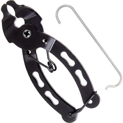 Pince à chaîne de vélo, fixation/démontage, poignée antidérapante, noire (1/5)