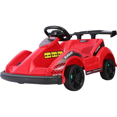 Pedal-Kart Auto für Kinder - HOMEMiYN - Rot - 6V - Elektrisch - 4 Räder (1/4)
