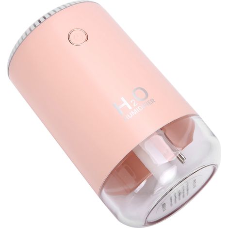 Mini humidificateur USB mignon avec brumisateur et veilleuse pour la maison, le bureau ou la voiture BC-02 Rose (1/5)