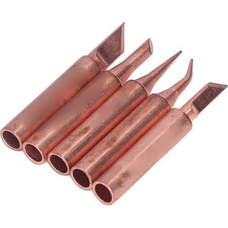 Kit de 5 pointes de fer à souder, embouts de soudure, accessoires de soudage en cuivre C‑900M‑T (1/5)